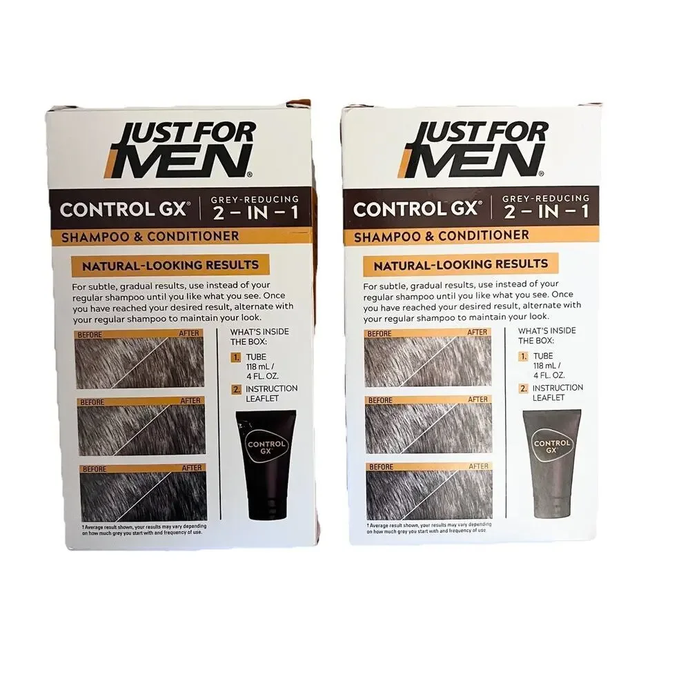 Just For Men CONTROL GX Grey Reducing 2in1 Shampoo & Conditioner